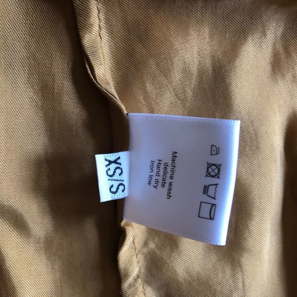 Norte Finisterre Cupro Dress in Mustard/Gold XS/S - Picture 5 of 9